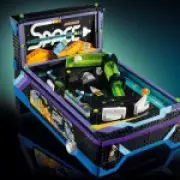 Lego Creates Working Pinball Machine with Retro Space Theme