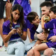 Lionel Messi's Wife Antonela Roccuzzo Stuns in Leopard Print Bikini Before World Cup