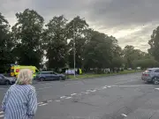 Liverpool Road Closed After Police Car Flips in Crash