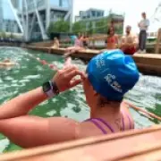 London Opens First Natural Floating Pool for Heatwave