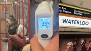London Tube hits hellish 39.4C as heatwave shatters June record