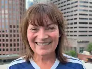 Lorraine Kelly Arrives in Boston for Scotland vs Morocco World Cup Match