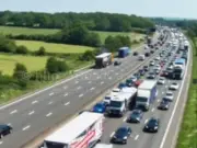 M25 Chaos: 90-Minute Delays After Caravan Overturns in Kent Crash