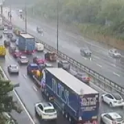 M25 Closed Both Ways After Two Lorry Fires Cause Major Rush Hour Delays