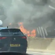 M25 Coach Fire Causes Major Delays, Passengers Escape Safely