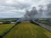 M58 Fire: Smoke Visible for Miles as Blaze Rages Near Motorway