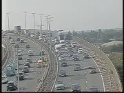 M60 Barton Bridge Crash Causes 30-Minute Delays
