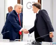 Macron Hosts Trump at Versailles Amid Criticism from French Left