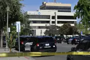 Man barricades himself inside California bank with hostages, police say