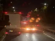 Man dies in East Lancs Road lorry crash, two arrested