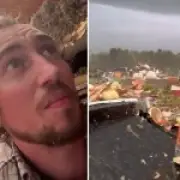 Man Films Tornado Destroying Home While Taking Shelter Inside