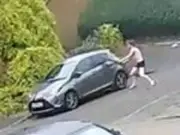 Man in Boxer Shorts Uses Hoover to Smash Eight Cars After Row