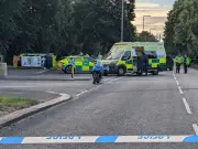 Man Seriously Injured After Police Car Overturns in Allerton Crash