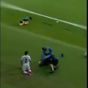 Medics Rush to Injured Cameraman After Collision With Man City Star at World Cup