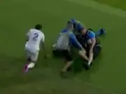 Medics Rush to World Cup Cameraman After Collision with Man City Star