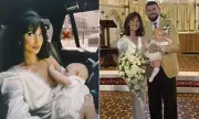 Megan McKenna Breastfeeds Son on Way to Wedding Ceremony