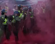 Men Jailed for Violence Against Police at UK Protest