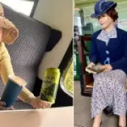 Missing Child Mannequin Found on Train Holding Cider Can