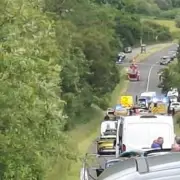 Motorcyclist Airlifted to Hospital After A470 Crash with Rally Car