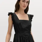 M&S £36 Frill Detail Square Neck Dress Gets Rave Reviews for Flattering Fit