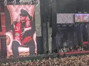 My Chemical Romance's Frank Iero Wears Liverpool Scarf at Anfield Gig