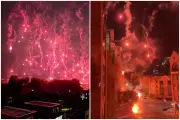 Mysterious Red Flares Ignite Fires on London Houseboats and Buildings
