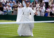 Naomi Osaka Stuns in Kimono-Inspired Wimbledon Walk-On Dress