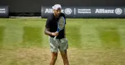 Nick Kyrgios clashes with umpire at BOSS Open ahead of Wimbledon