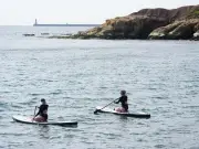 North East Coast Crowds Enjoy Heatwave with Water Activities