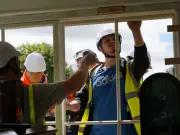 North East students restore historic trailer for Beamish Museum