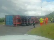 Overturned Lorry Blocks A483 Near Chirk, Police Urge Diversions