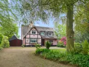 Pastel Pink Thatched Cottage in Hale Village Listed for £600,000