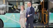 Prince William Spotted on London Bus with Robert Irwin for Climate Event