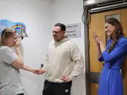 Princess Kate Embraces Cancer Patient as She Marks End of Treatment in Manchester Visit