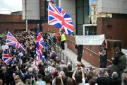 Protesters Chant 'Racist Police' Over Henry Nowak Arrest Footage