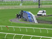 Race Barriers Fall Into Lake at Sandown, Workers Unhurt