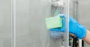Remove limescale from shower screens with 2 simple ingredients cleaner loves