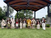 Revolutionary War Re-enactors Step Into Spotlight for US Semiquincentennial