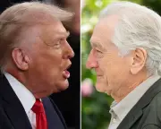 Robert De Niro Leads Crowd in Anti-Trump Chant at Rally