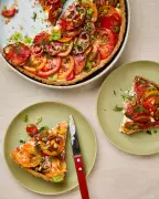 Scandinavian Summer Recipes: Cucumber Soup and Tomato Tart