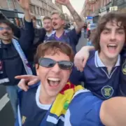 Scotland Fans Belt Out Flower of Scotland at 4am After World Cup Win