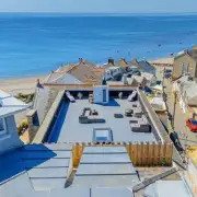 Sea View Rooftop Terrace at Castle Keep in Wales Offers Unique Coastal Living