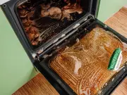 Shaving Cream Melts Stubborn Oven Grease Better Than Vinegar or Baking Soda