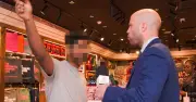 Shocking Moment London Candy Shop Worker Threatens Express Reporter