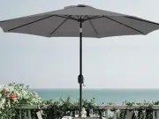 Shoppers Raving About £37 Garden Parasol with Sturdy Design