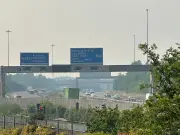 Smoke from Glossop Moorland Fire Drifts Across Greater Manchester