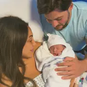 Sophie Kasaei and Jordan Brook Welcome Son Brody After Fertility Battle
