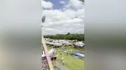 Spectacular Views from Top of The Hoppings Big Wheel in Newcastle