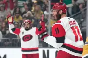 Staal's Belly-Flop Goal Lifts Hurricanes to Level Stanley Cup Final