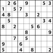 Sudoku 7,340 Easy: Complete the Grid with Numbers 1 to 9